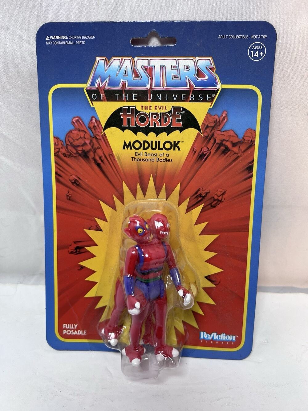 2017 ReAction Super7 - Masters of the Universe MOTU - MODULOK Action Figure NEW